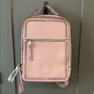 Calpak Blush Pink Backpack with Braided Detail New!!